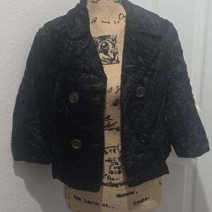 A Winter Product - Vintage crushed velvet jacket